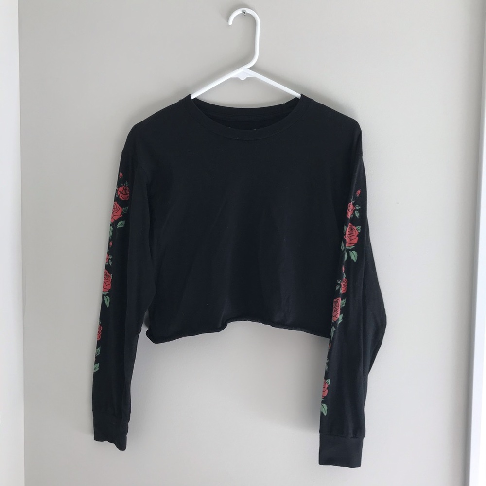 Urban Outfitters Rose Crop Top